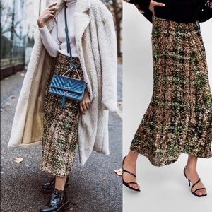 Zara Blogger Fav Sequin Skirt
